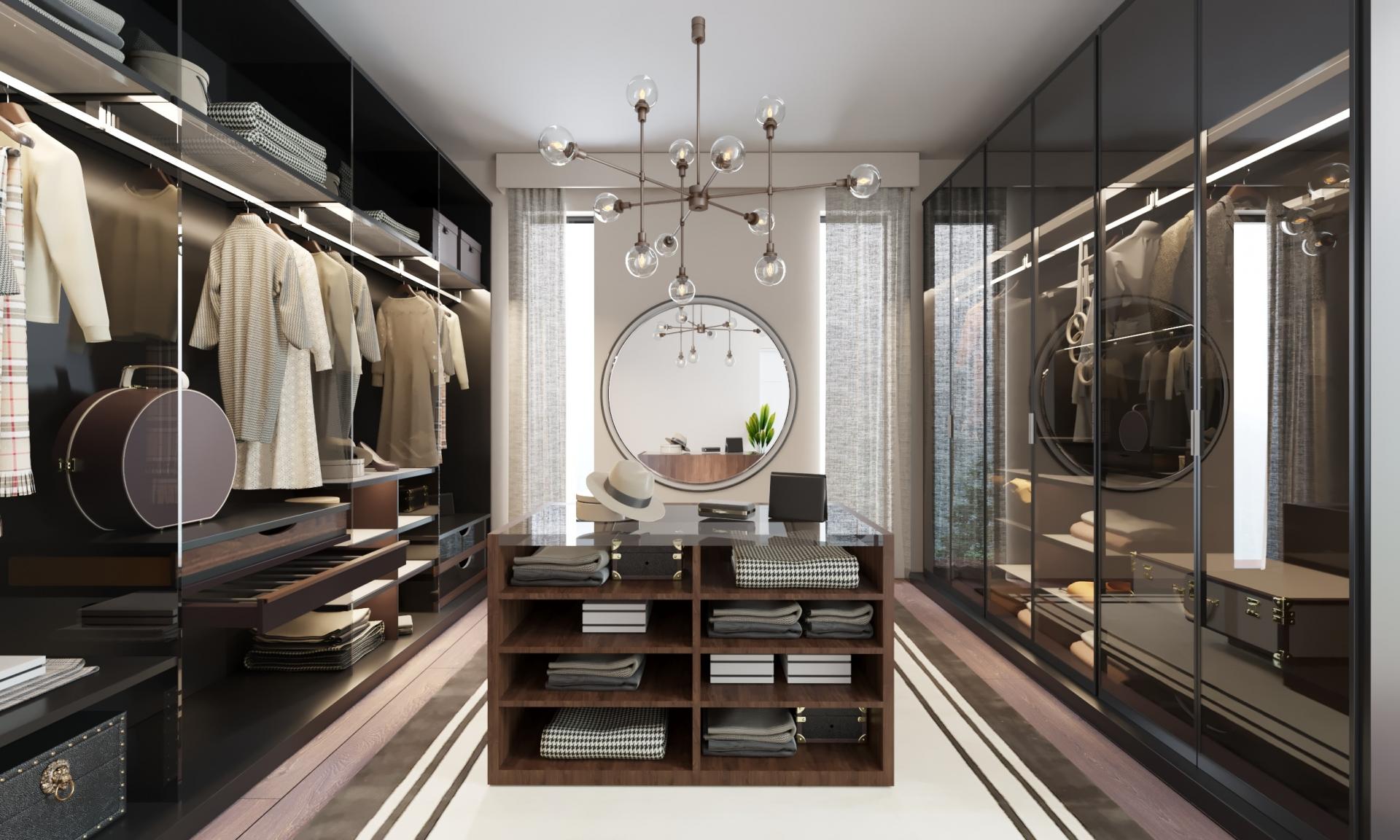 Giyinme Odası Dekorasyonu Fransa Projesi