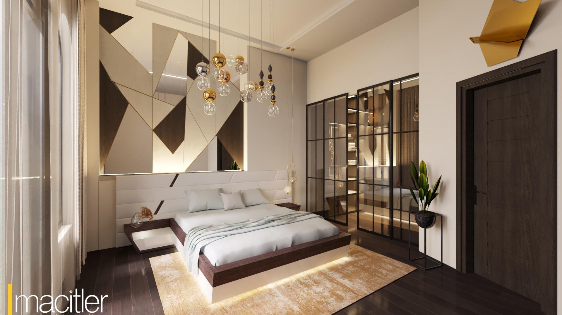 Yatak Odası Dekorasyonu Gürcistan Proje