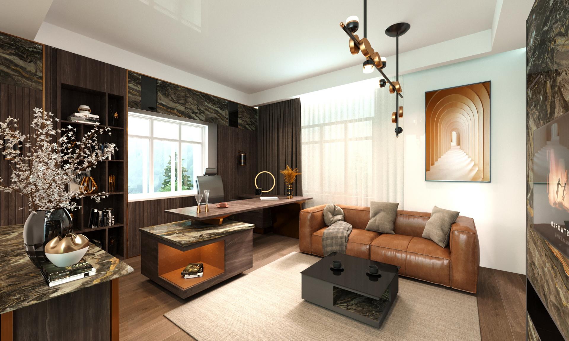 Ofis Dekorasyonu Qatar Projesi