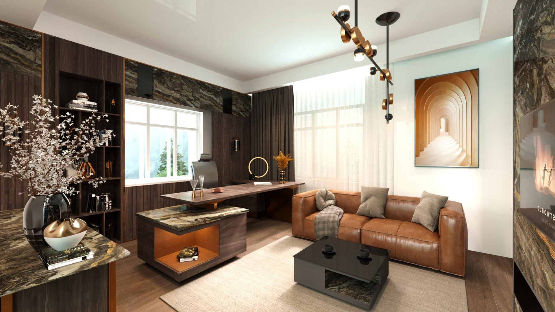 Ofis Dekorasyonu Qatar Projesi