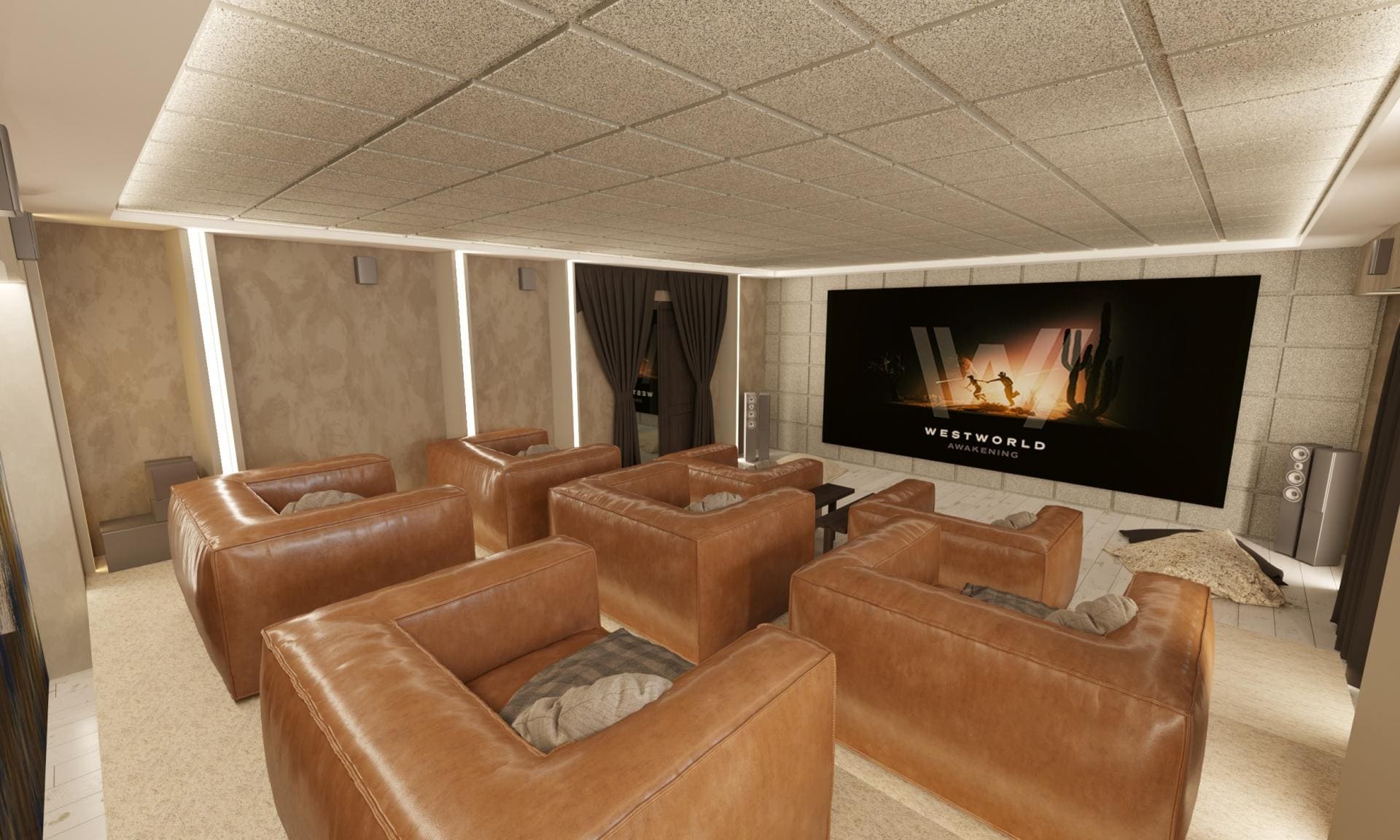 Sinema Odası Dekorasyonu Projesi
