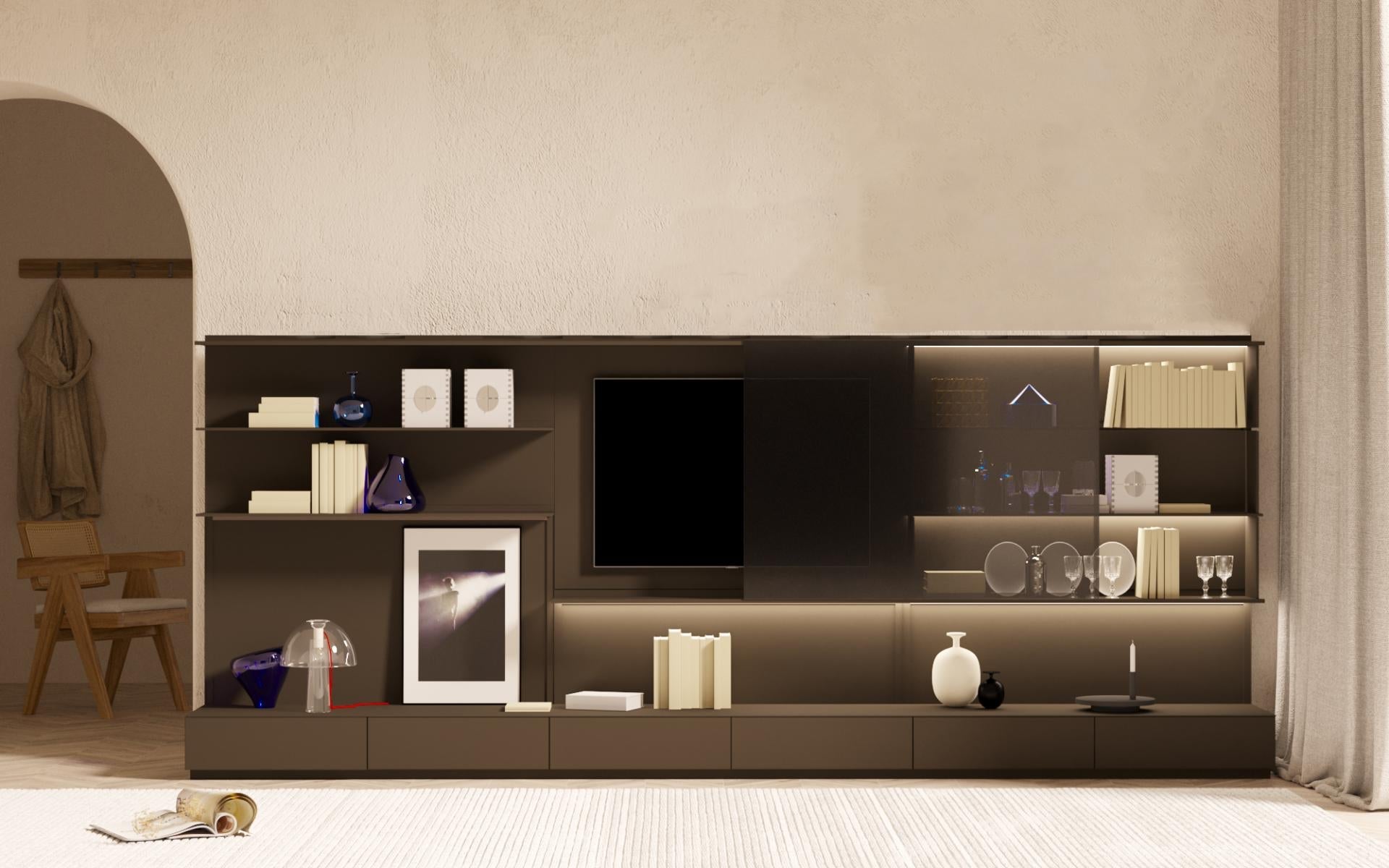 Tv Ünitesi Dekorasyonu İzmir Projesi