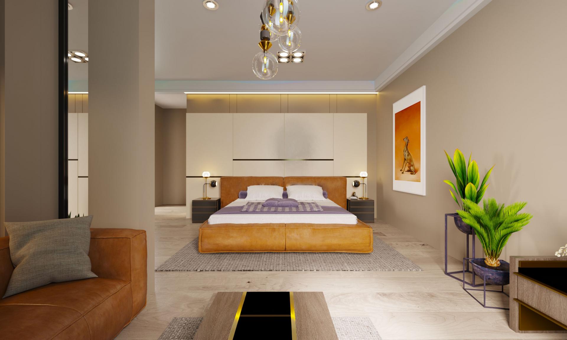 Yatak Odası Dekorasyonu Arabistan Projesi