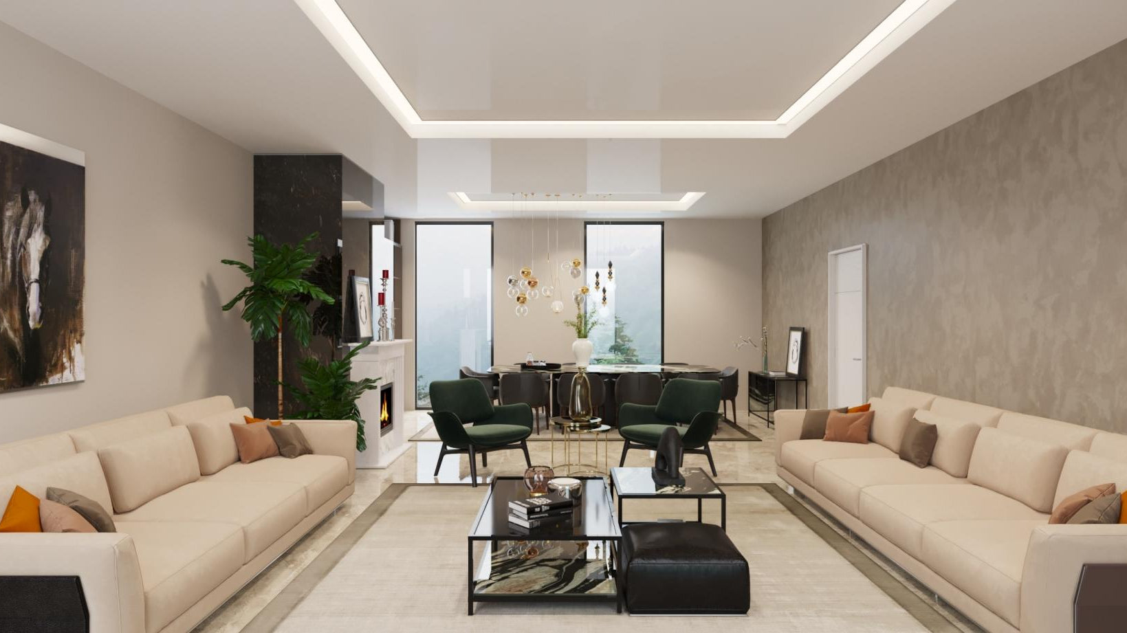 Living Room Decoration Project Saudi Arabia TAEB