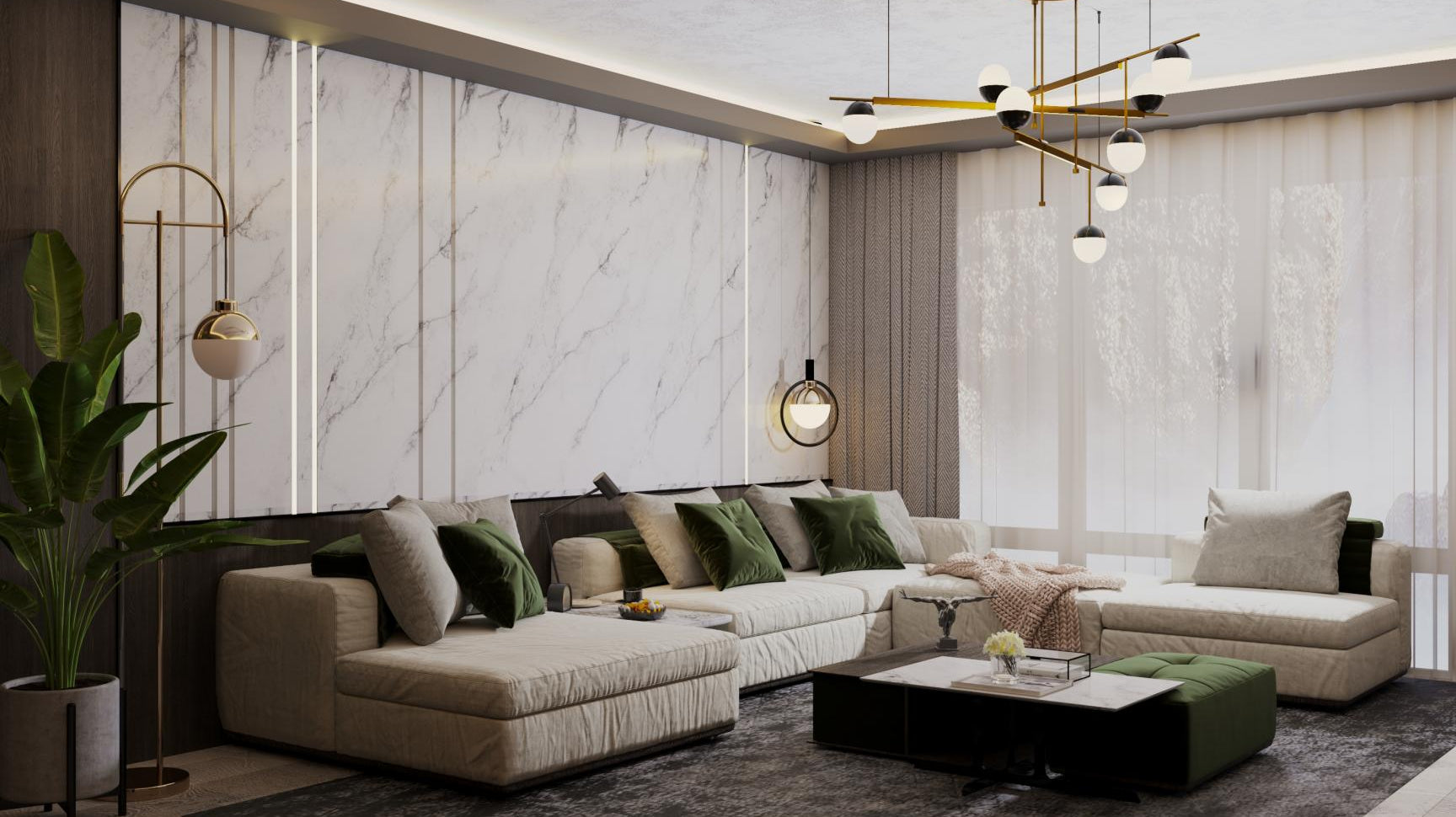 Corner Sofa Decoration Bursa Project