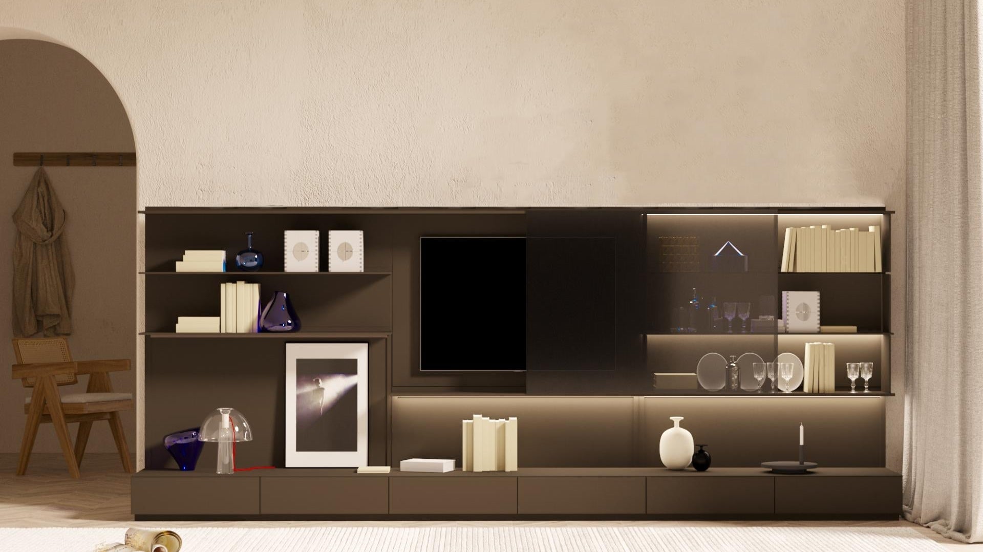 TV Unit Decoration İzmir Project